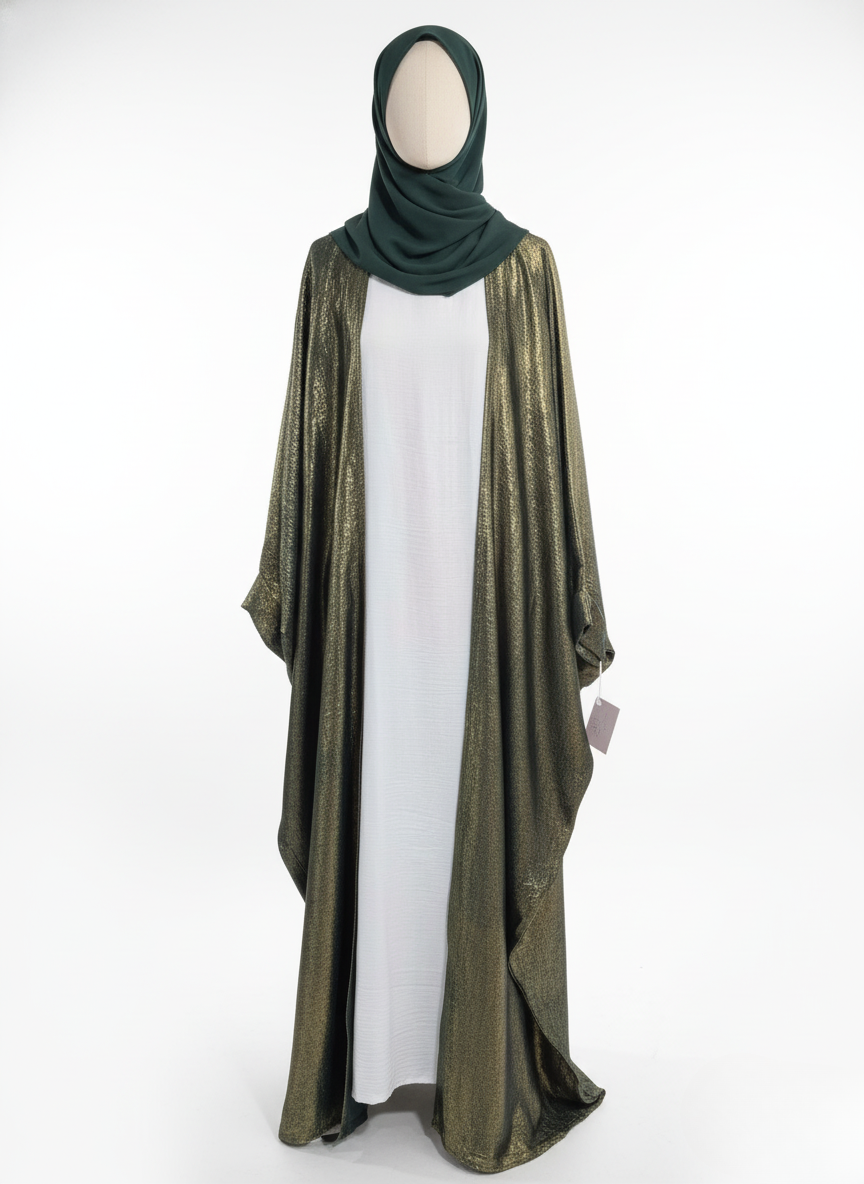 Metallic Gleam Abaya