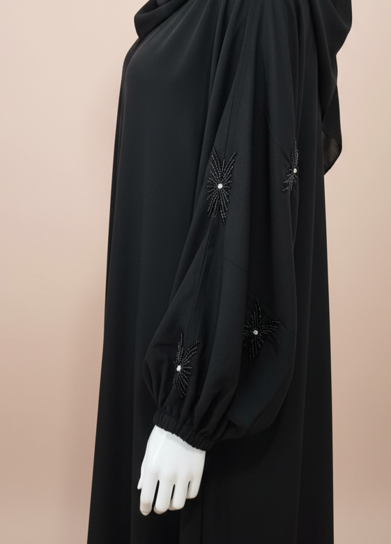 Luxe Black Abaya
