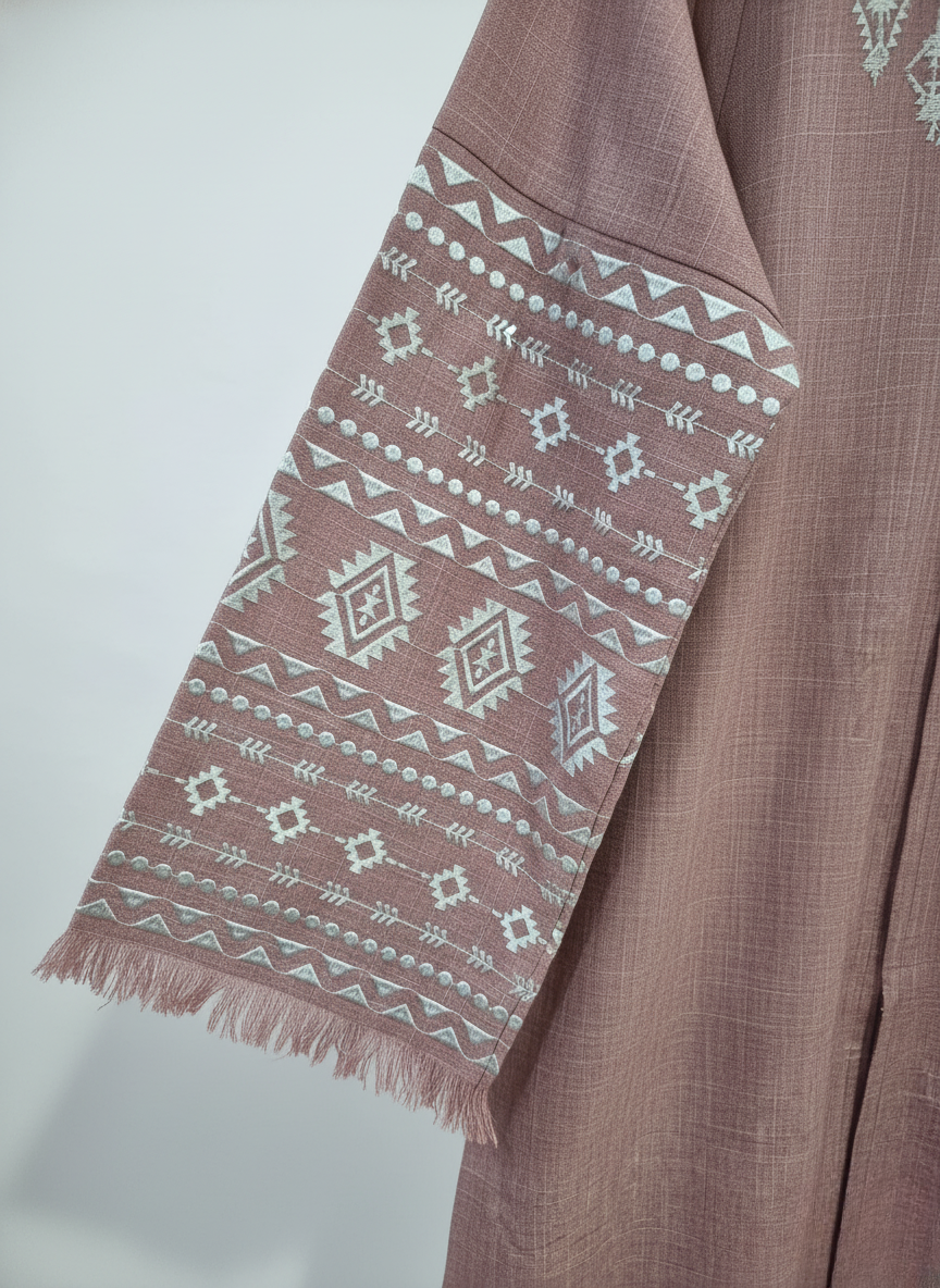 Premium Sleeve Embroidery Abaya