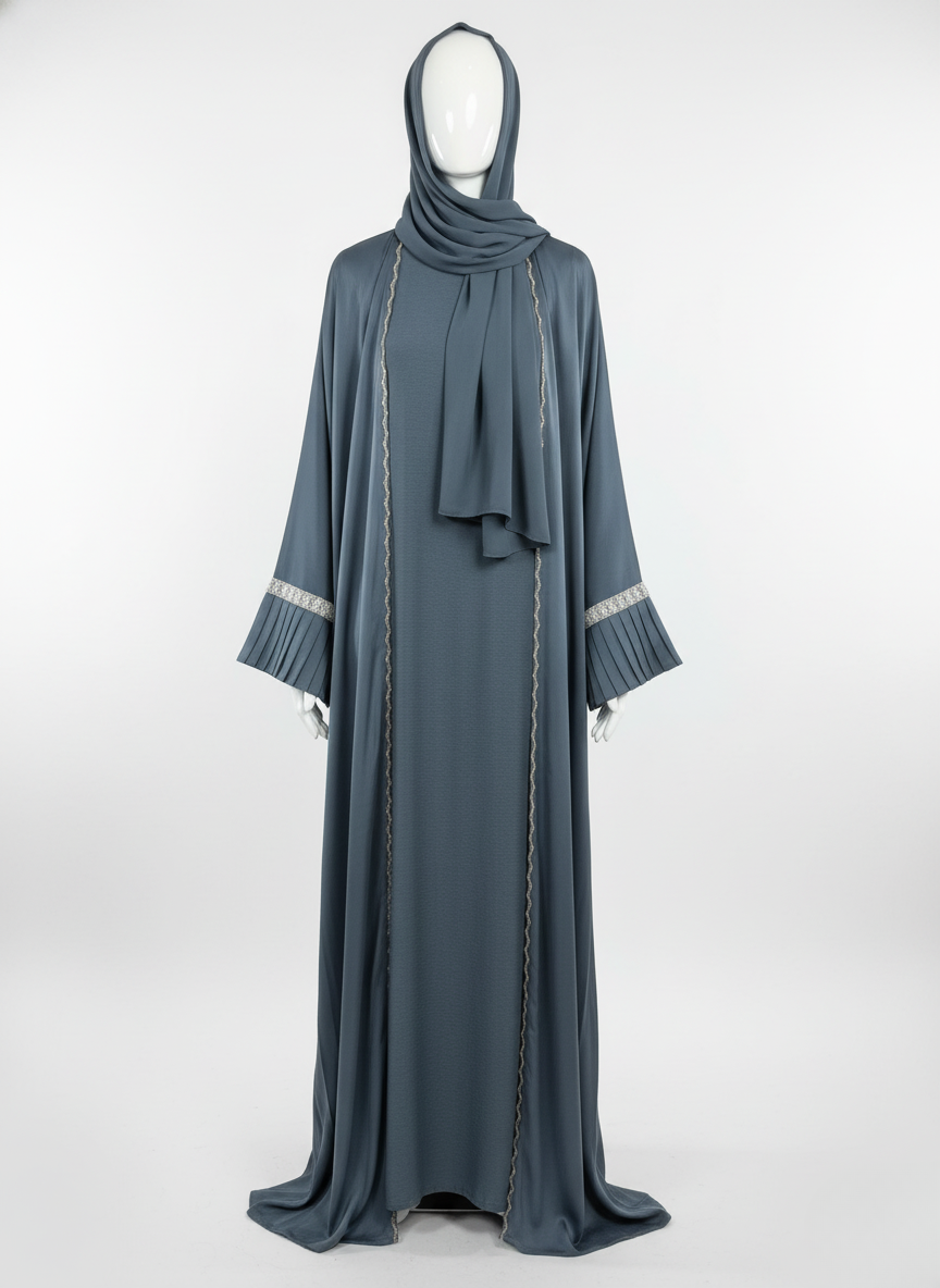 Sparkling Cuff Glam Abaya
