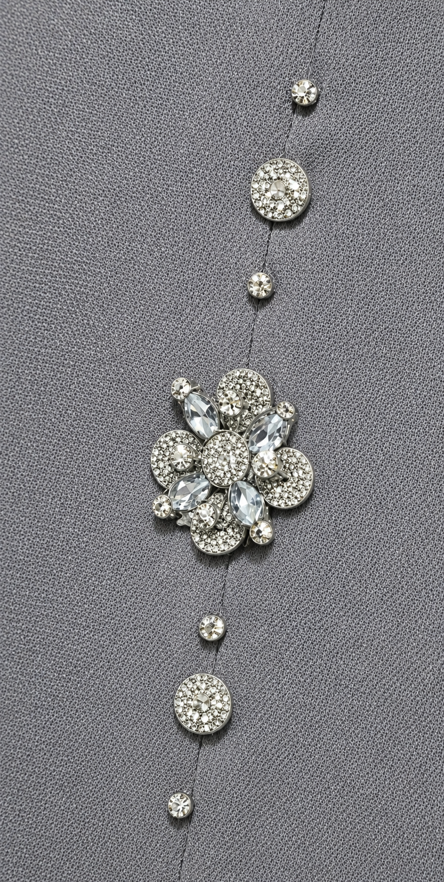 Front-Closed Elegant Beaded Abaya