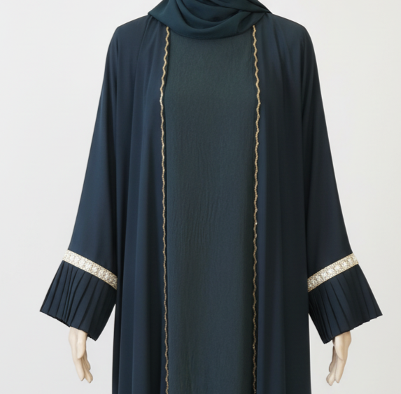 Sparkling Cuff Glam Abaya