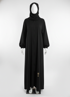 The Everyday Essential: Front Zipped Plain Abayas