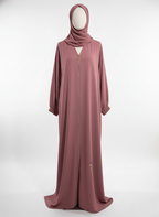 The Everyday Essential: Front Zipped Plain Abayas