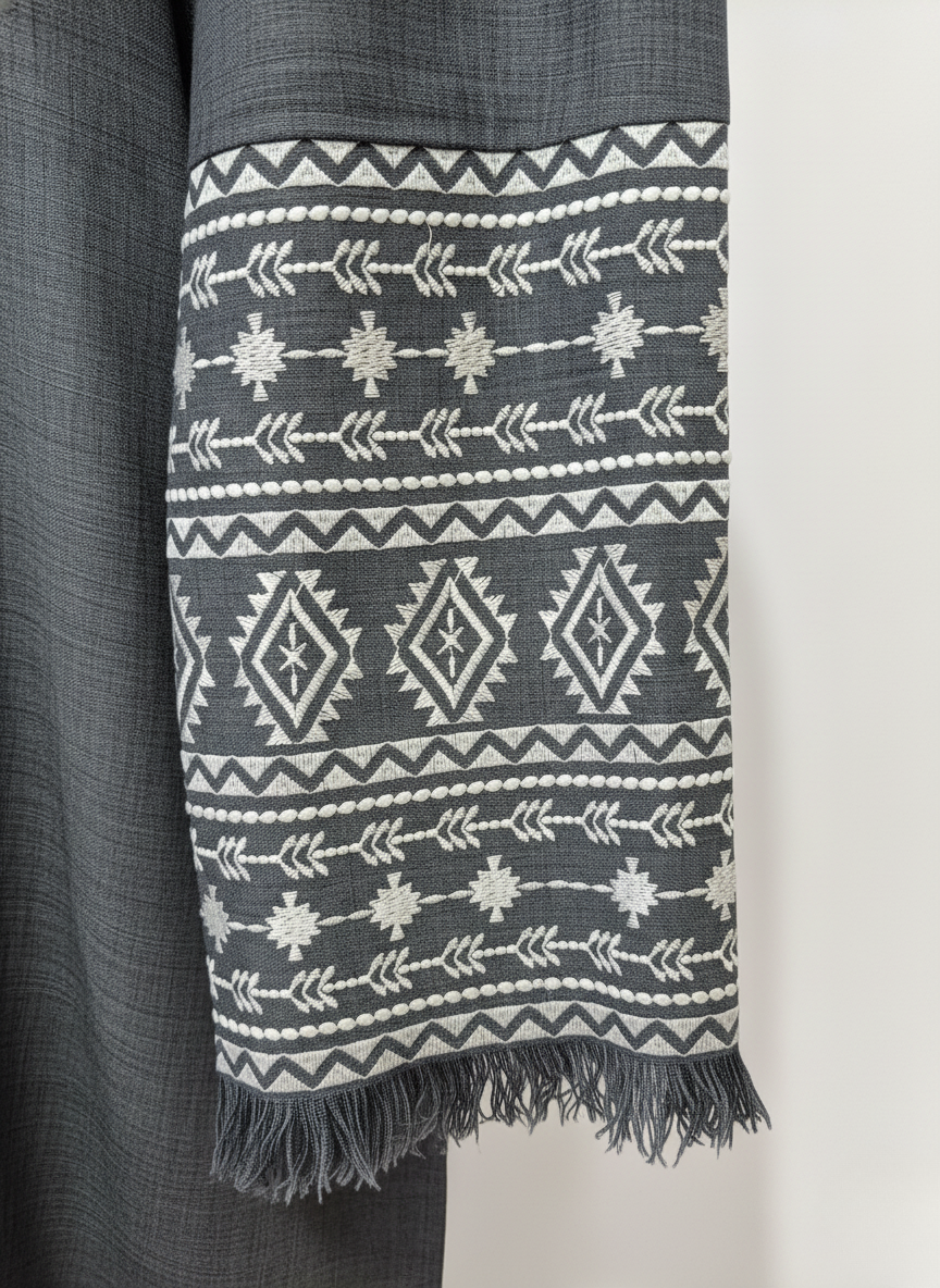 Premium Sleeve Embroidery Abaya