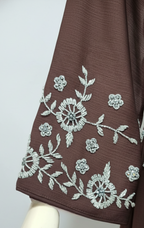 Bloom Beaded Sleeve Abaya