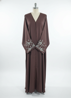 Bloom Beaded Sleeve Abaya