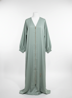 The Everyday Essential: Front Zipped Plain Abayas