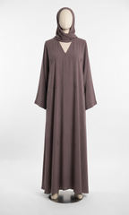 Front-Closed Elegant Beaded Abaya